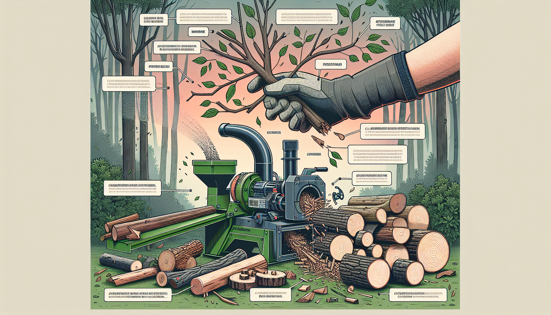 Руководство по выбору измельчителя древесины: ключевые критерии